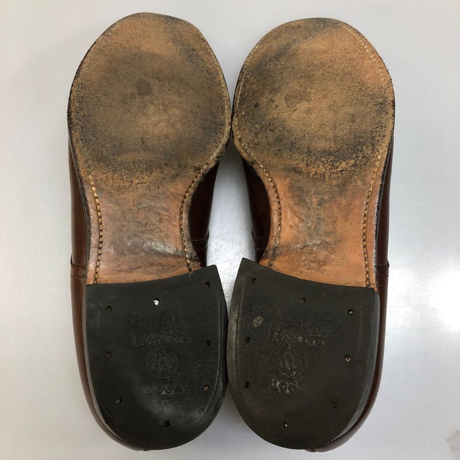 オールデン レザーシューズ Vチップ 549 旧ロゴ カーフ メンズ サイズUS6 ブラウン ALDEN ビジネスシューズ 約24.0cm【LA】【中古】