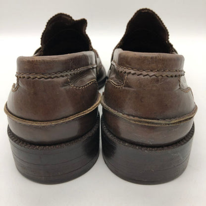 イヴ サンローラン  コインローファー 4174 カーフ スプリットトゥ メンズ ブラウン サイズ6 Yves Saint Laurent 約25.0cm【PTM】