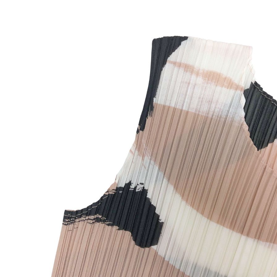 中古◆プリーツプリーズ イッセイミヤケ ノースリーブワンピース レディース サイズ3 PP81-JH715 PLEATS PLEASE ISSEY MIYAKE 【AFB50】