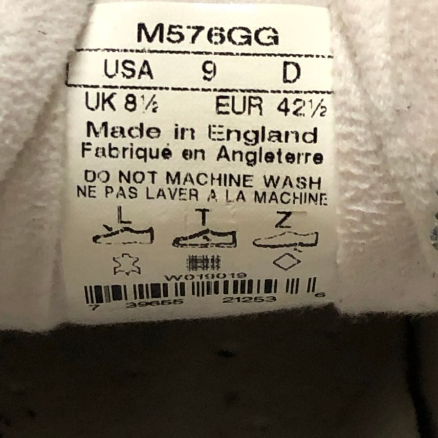 ニューバランス スニーカー M576GG MADE IN ENGLAND スエード サイズ USA9 グリーン New Balance 約27.0cm【AFC35】