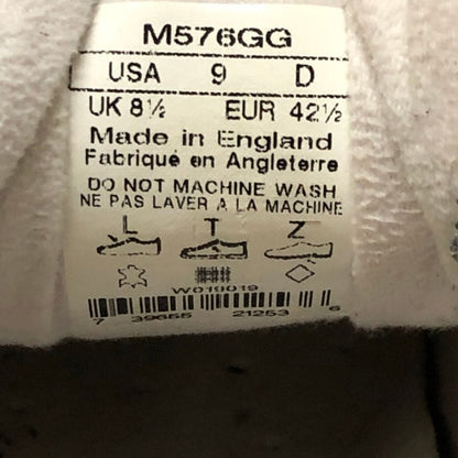 ニューバランス スニーカー M576GG MADE IN ENGLAND スエード サイズ USA9 グリーン New Balance 約27.0cm【AFC35】