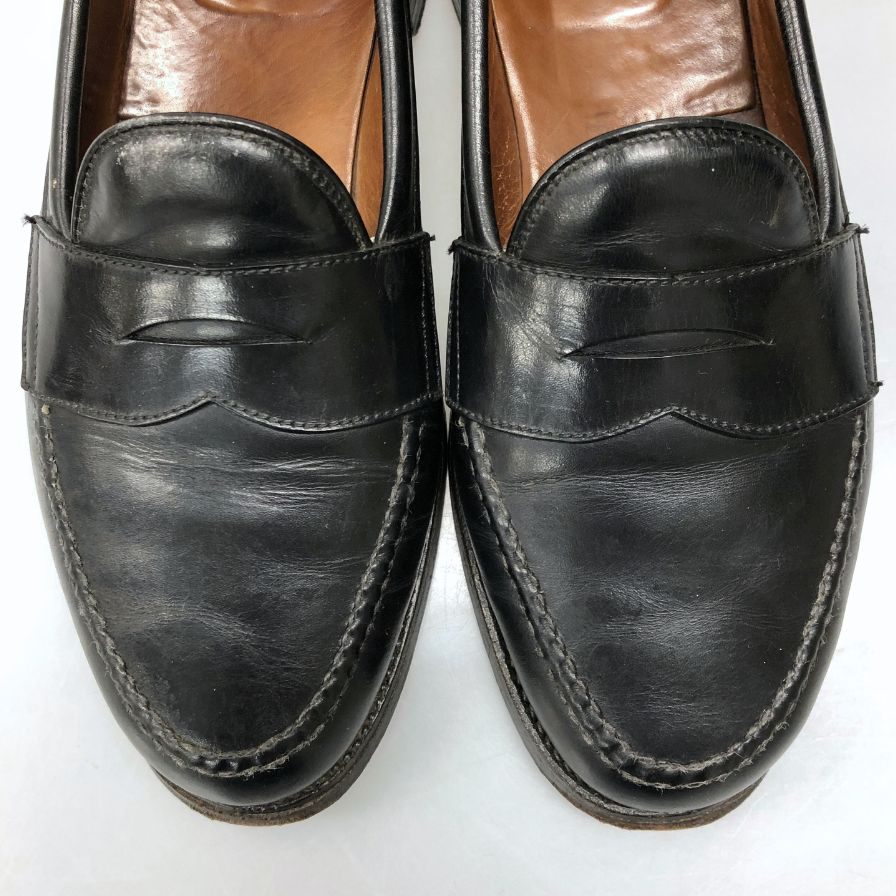オールデン 052 ローファー  旧ロゴ メンズ ブラック  サイズ7 ALDEN ローファー 約25.0cm【LA】【中古】
