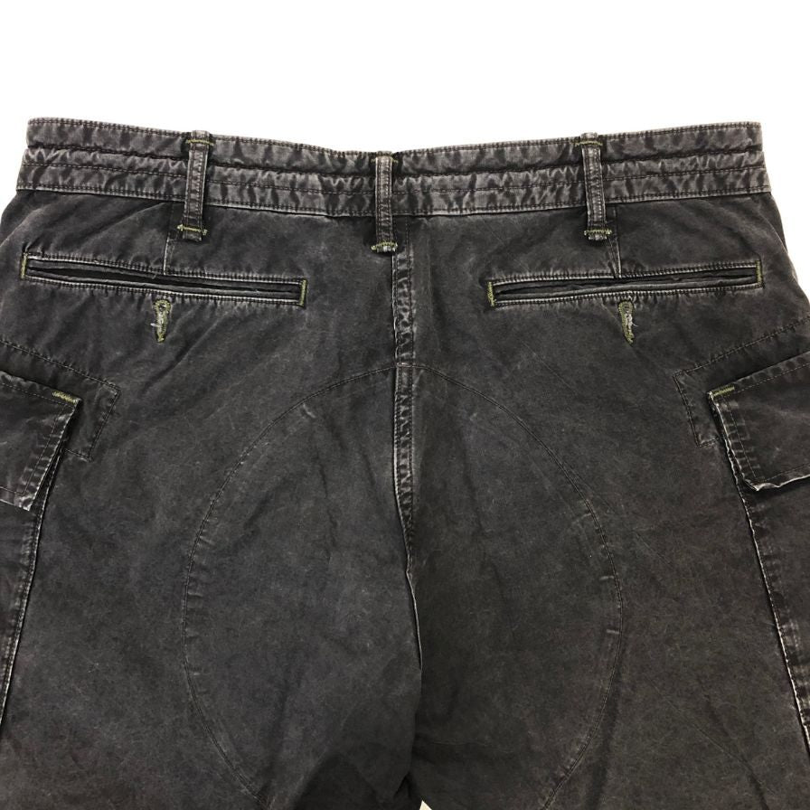 ダブルアールエル カーゴショーツ 13スターボタン ウォッシュド加工 ブラック メンズ サイズ34 RRL RALPH LAUREN【】
