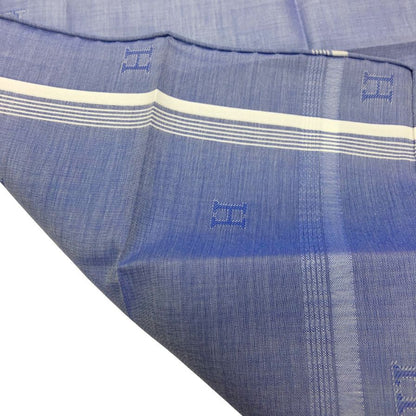 エルメス ハンカチ コットン100% ブルー系 レディース HERMES