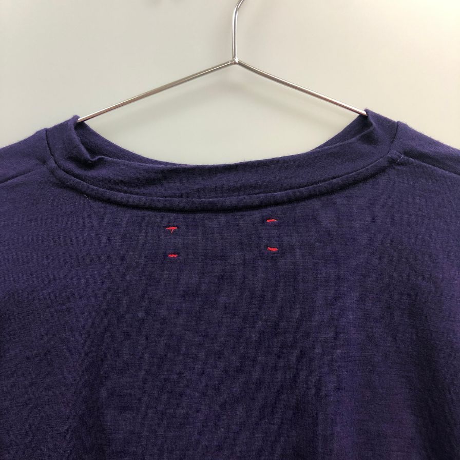 中古◆バーベルオブジェクト ロングスリーブニット パープル メンズ サイズフリー  barbell object 【AFB38】