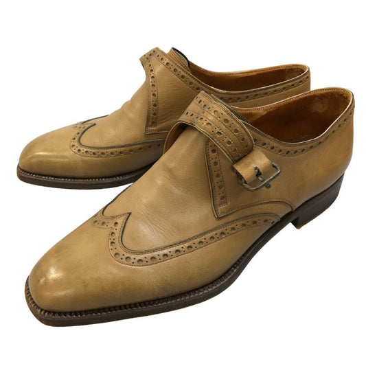 ステファノ ベーメル シングルモンク ウィングチップ メンズ ブラウン サイズ 不明 Stefano Bemer 約不明cm【AFD3】