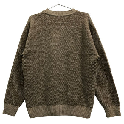 極美品◆サルヴァトーレフェラガモ ニット セーター ウール カシミヤ グレー メンズ サイズM Salvatore Ferragamo 【AFB6】