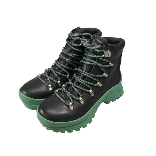 メレル ブーツ トレッキングブーツ Bristol MID レディース サイズ24.5 ブラック グリーン系 MERRELL 約24.5cm【AFD3】