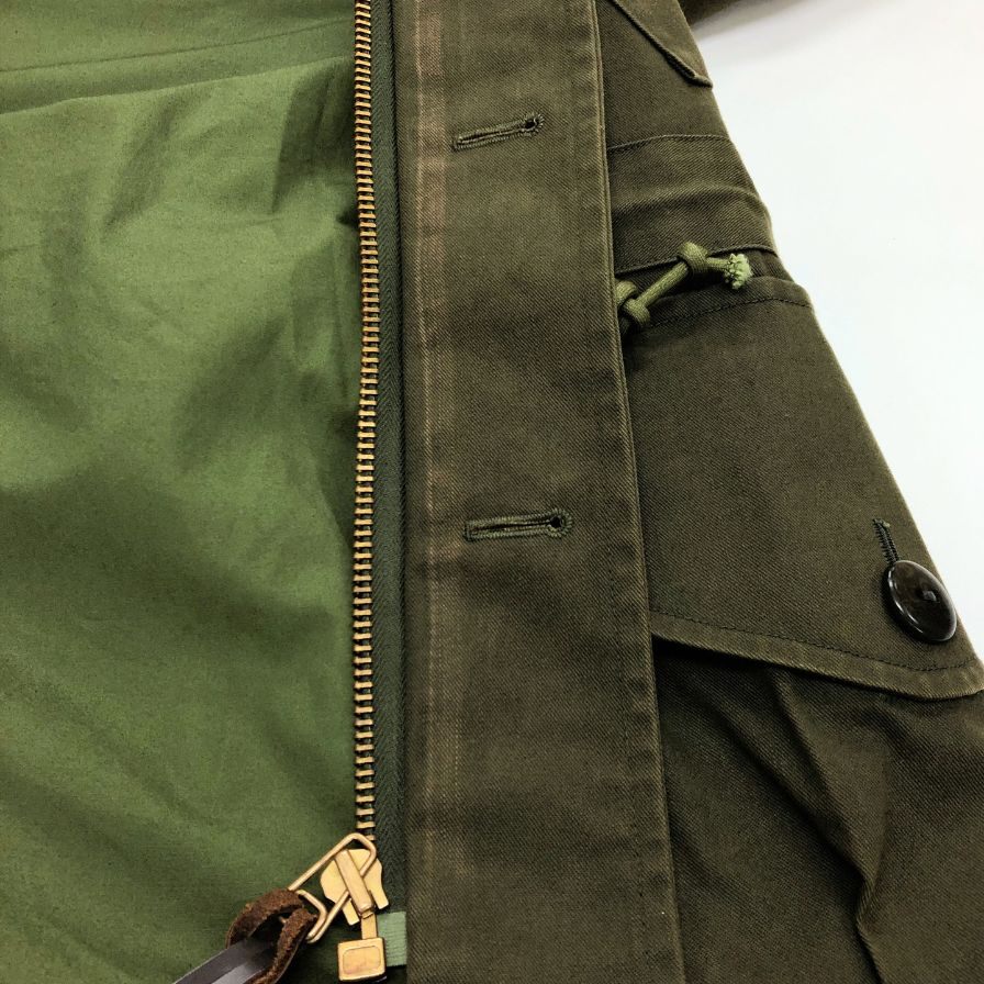 美品◆ナイジェルケーボン マルチポケットスルージャケット グリーン メンズ サイズ46 Nigel Cabourn 【AFA21】
