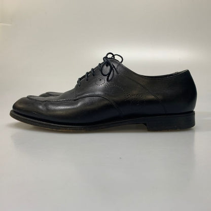 エドワードグリーン パース レザーシューズ Uチップ ダービー カーフ ブラック サイズUK9.5 EDWARD GREEN ビジネスシューズ 約28.5cm【LA】【中古】