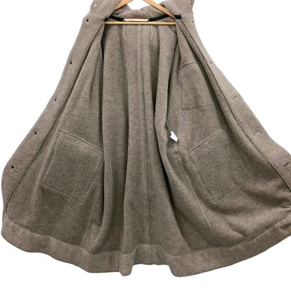 極美品◆ト―ナイ コート ウール フリース リラックス パーカ TOH23FW-09 ベージュ メンズ サイズ3 TOHNAI 【AFA12】