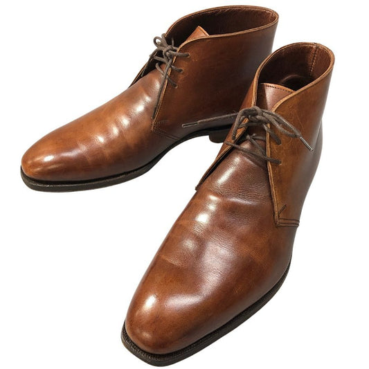 クロケット&ジョーンズ チャッカブーツ キャンベリー2 CAMBERLEY2 ブラウン メンズ UK7.5E CROCKETT&JONES 約26.5cm【AFC41】