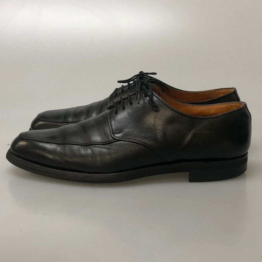 スコッチ グレイン ヒロカワ ラスト33 U チップ 外羽根  メンズ サイズ 6ハーフ ブラック Scotch grain 約25.0cm【AFC8】
