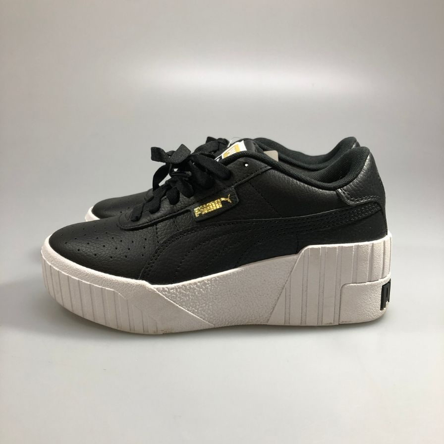 プーマ ローカットスニーカー カリ ウェッジ ブラック レディース サイズ22 373438-02 PUMA 約22.0cm【AFC47】