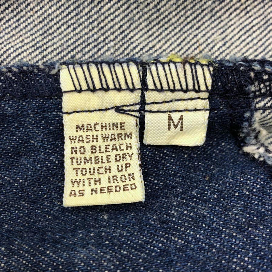 美品◆ラルフローレン 80S ウエスタンタグ デニムベスト ブルー メンズ サイズM RALPH LAUREN 【AFB31】