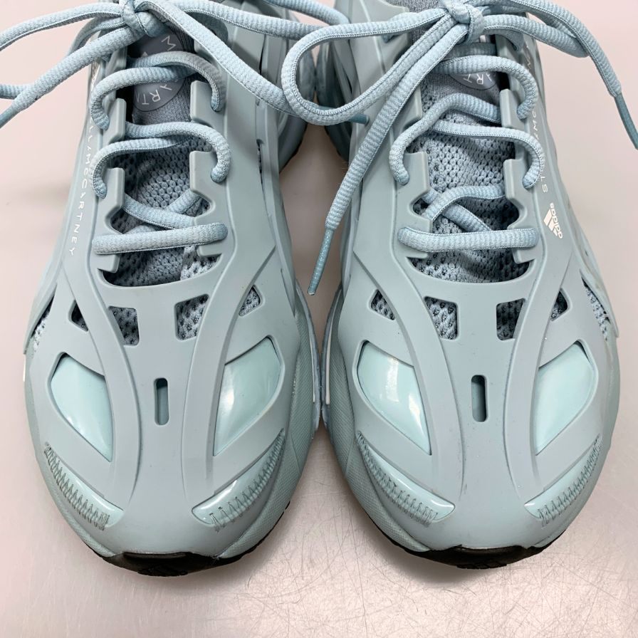 アディダス バイ ステラマッカトニー ローカットスニーカー ソーラーグライド ブルー レディース サイズ23.5㎝ adidas by Stella McCartney 約23.5cm【AFC47】