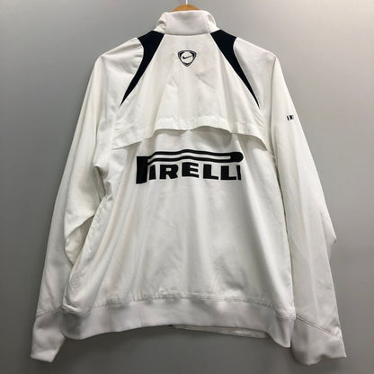 中古◆ナイキ ピレリ インテル 1908 ジップアップジャケット ホワイト メンズ サイズM NIKE 【AFB7】