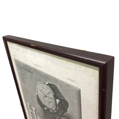 エルメス ポスター COMPAX 時計 1940年代  ヴィンテージ 額付き HERMES【AFE13】【中古】