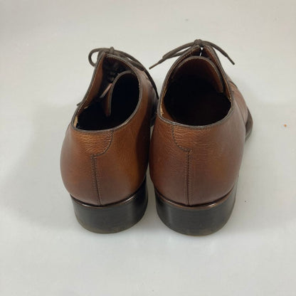 フラテッリロセッティ ストレートチップ ダービー 14789 グレインレザー ブラウン サイズ8 メンズ FRATELLI ROSETTI 約27.0cm【PTM】