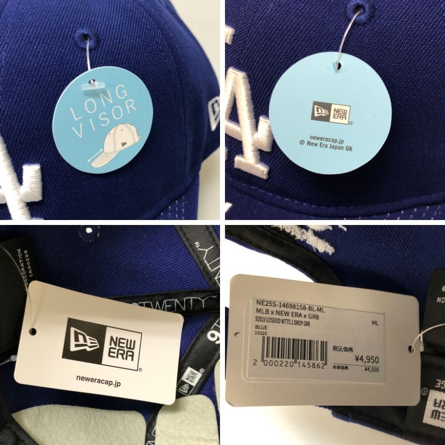 ニューエラ×MLB GR8別注 キャップ MLB World Tour Tokyo Series 2025 LA ドジャース ネイビー サイズMｰL NEW ERA【AFI7】
