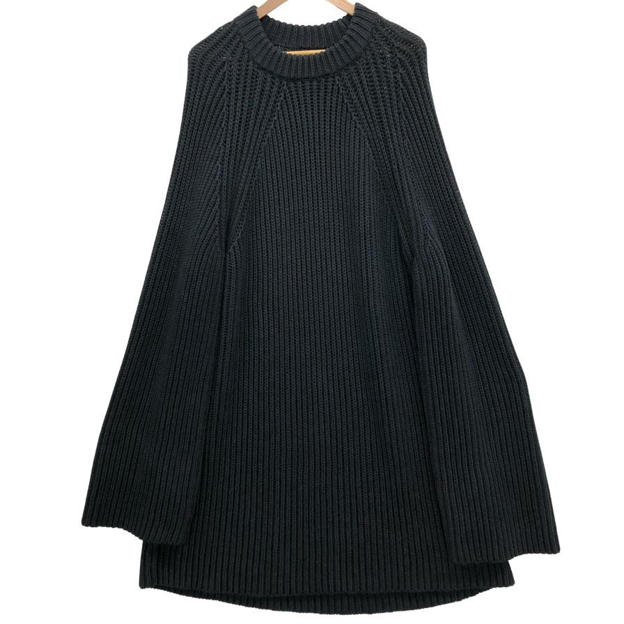 美品◆エムエムシックスメゾンマルジェラ 19AW ニットワンピース ローゲージ ブラック レディース サイズS MM6 Maison Margiela 【AFB56】