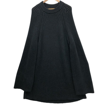 美品◆エムエムシックスメゾンマルジェラ 19AW ニットワンピース ローゲージ ブラック レディース サイズS MM6 Maison Margiela 【AFB56】