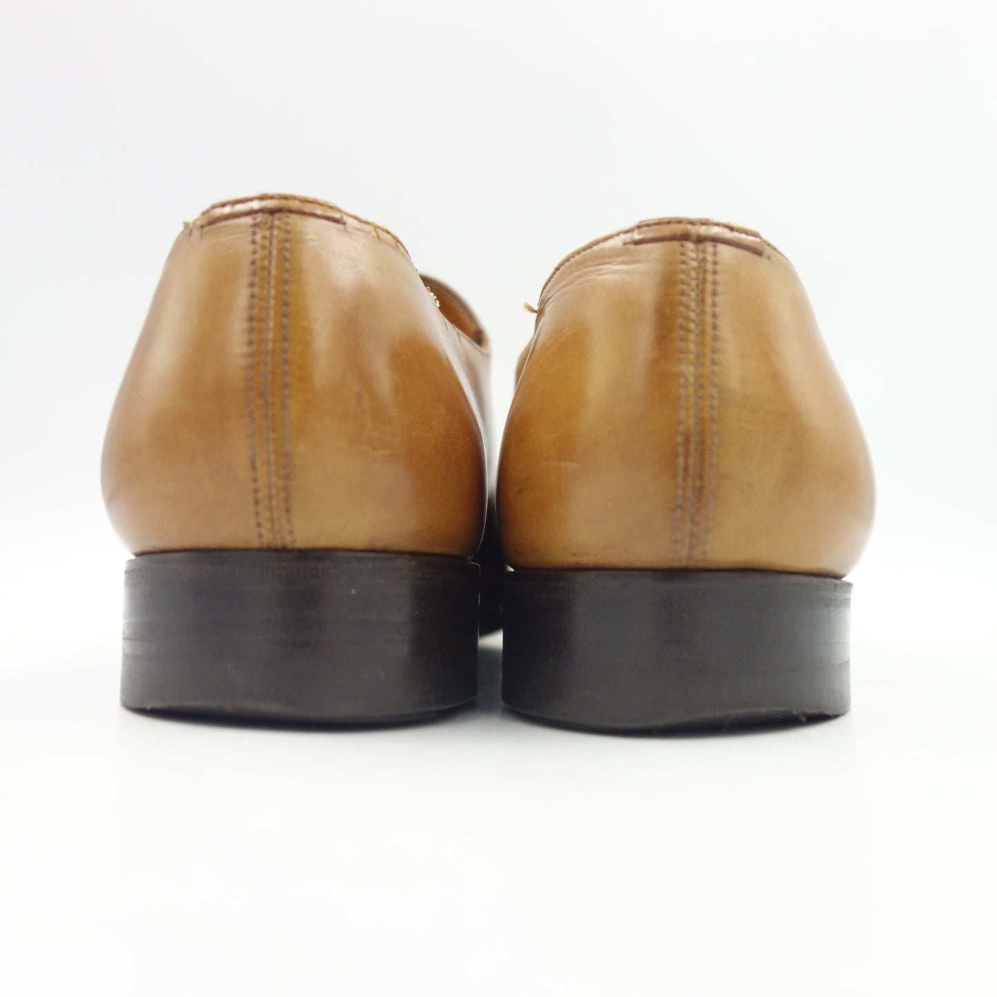 Used Edward Green Single Monk TROON Cursive Logo Old Factory Made Men's Brown UK7.5F 32 Last EDWARD GREEN [LA] 