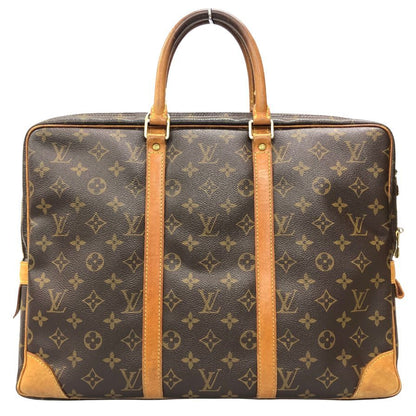 ルイヴィトン モノグラム ポルトドキュマンヴォワヤージュ M53361 ブラウン ユニセックス ビジネスバッグ Louis Vuitton【AFE8】