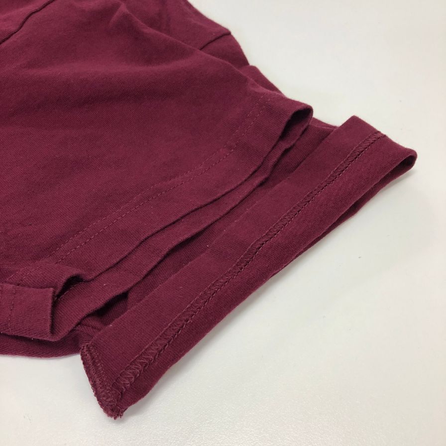 極美品◆トゥーネス Ｔシャツ ヘイワ 半袖 ワインレッド系 サイズL TWONESS 【AFB41】