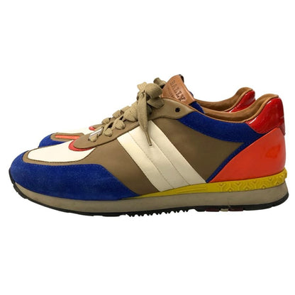 バリー レザー切替 スニーカー サイズ 37ハーフ レディース 総柄 BALLY 約23.5cm【AFC8】