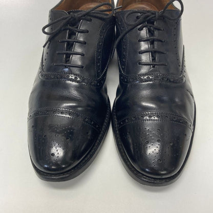 ロイドフットウェア レザーシューズ セミブローグ ブラック カーフ サイズUK7E メンズ Lloyd Footwea 約25.0cm【AFC35】