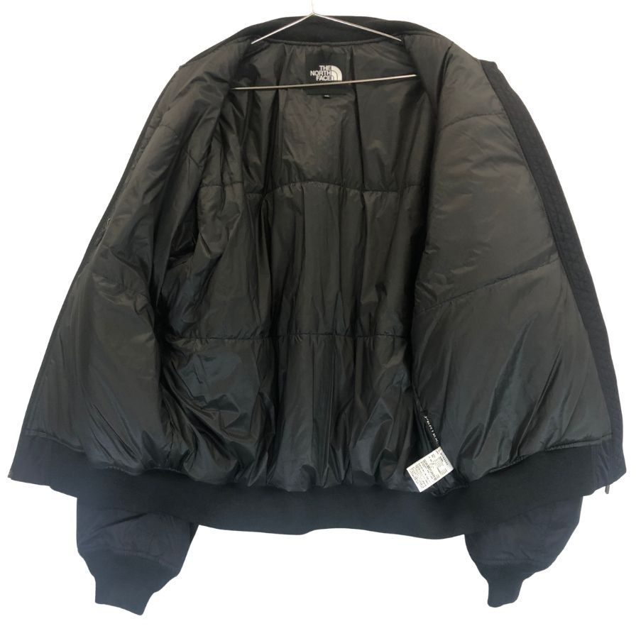 新品同様◆ザ ノース フェイス NY82552 MA-1ジャケット インサレーションボンバージャケット メンズ ブラック サイズXL THE NORTH FACE 【AFF22】
