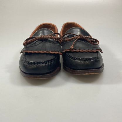 アレンエドモンズ ローファー キルト  ブラックブラウンコンビ サイズUS7D Allen Edmonds 約25.0cm【AFC15】