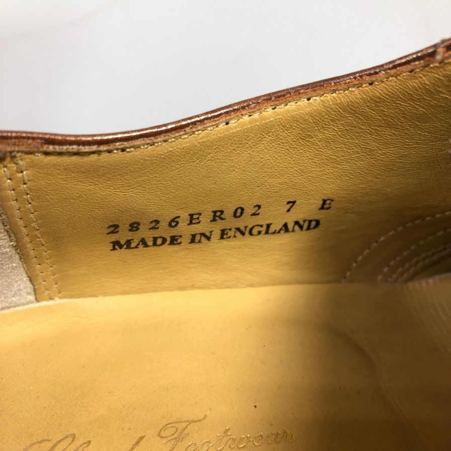 ロイドフットウェア レザーシューズ ウイングチップ 2826ER02  ブラウン サイズUK7E メンズ Lloyd Footwear 約25.5cm【AFC36】