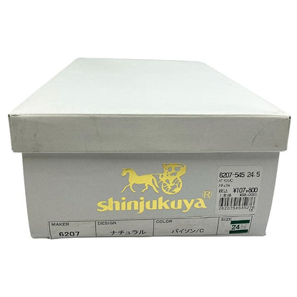 新宿屋 パンプス パイソン 6207ｰ545 24.5cm レディース グレー shinjukuya 約24.5cm【7-13】