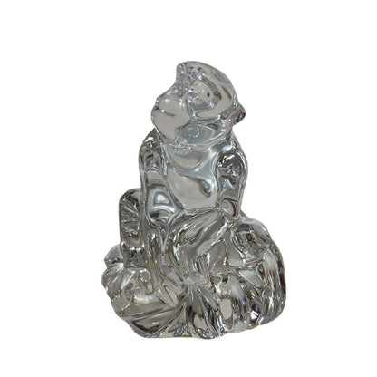 バカラ クリスタルオブジェ 干支 猿 Baccarat【AFB55】【中古】