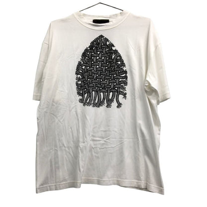 中古◆ネメス Tシャツ フロントプリント ホワイト サイズタグ欠損 メンズ NEMETH 【AFB43】