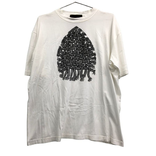 中古◆ネメス Tシャツ フロントプリント ホワイト サイズタグ欠損 メンズ NEMETH 【AFB43】