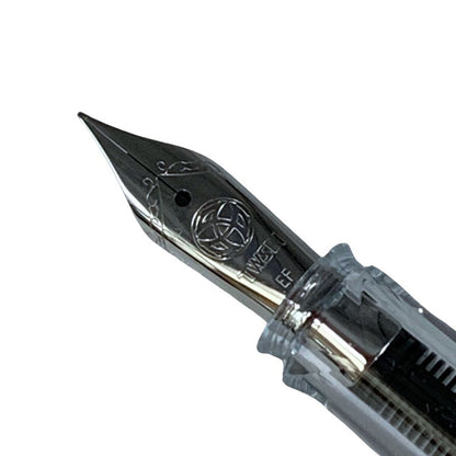 ツイスビー 万年筆 ECO クリア ブラック EF字 TWSBI【AFI17】