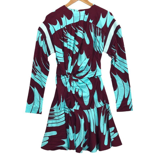 新品同様◆ステラマッカートニー ワンピース 総柄 レディース サイズ36 STELLA McCARTNEY 【AFB28】