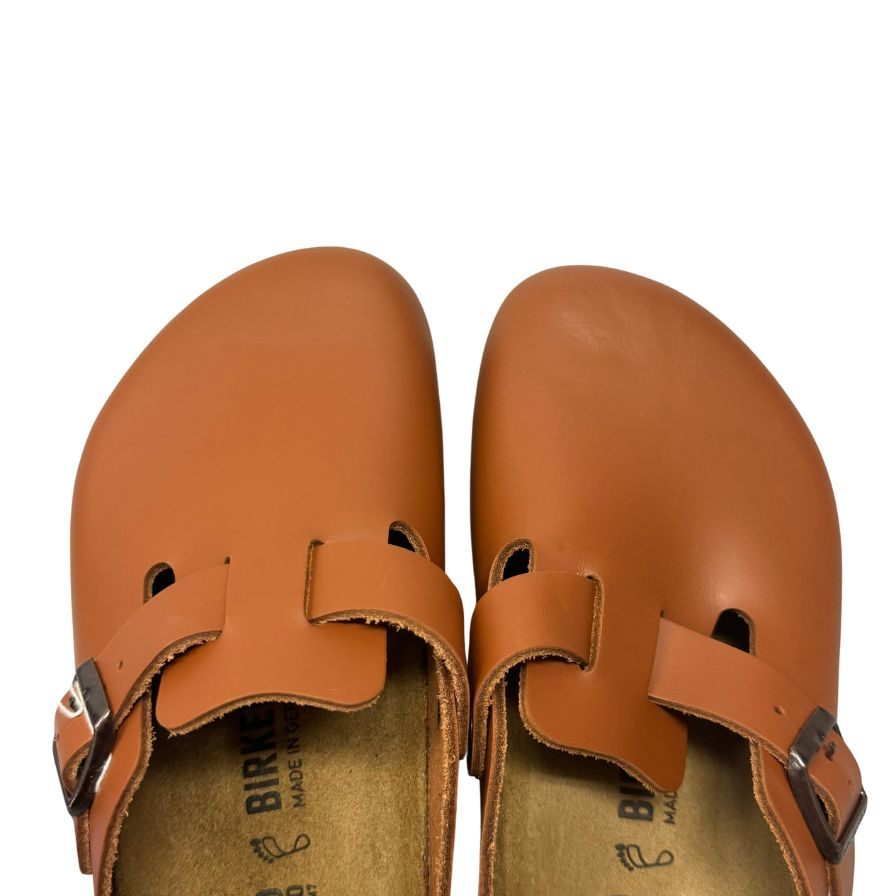 ビルケンシュトック サンダル ボストン レザー サイズ40 メンズ ブラウン系 BIRKENSTOCK 約24.5cm【AFD1】