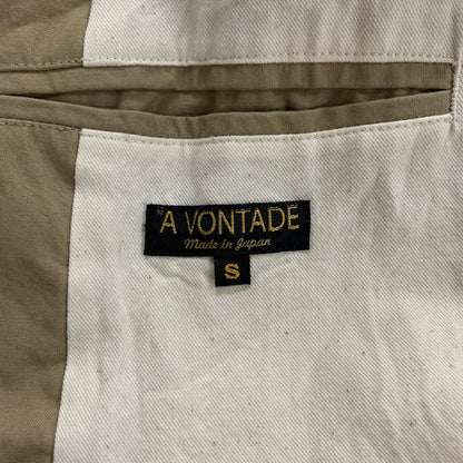 極美品◆アボンタージ ワークジャケット 4B メンズ ベージュ サイズS A VONTADE 【AFB5】