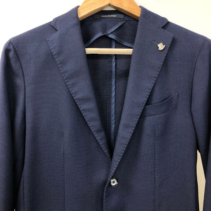 中古■タリアトーレ ジャケット 2B シングル ウール100%  REDA生地 1SMCS22K メンズ ネイビー サイズ44/R TAGLIATORE 【AFA17】
