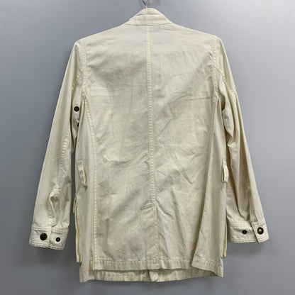 中古◆ポロ ラルフローレン ハンティングジャケット 90年代 ホワイト レディース サイズ7 Polo Ralph Lauren 【AFB45】