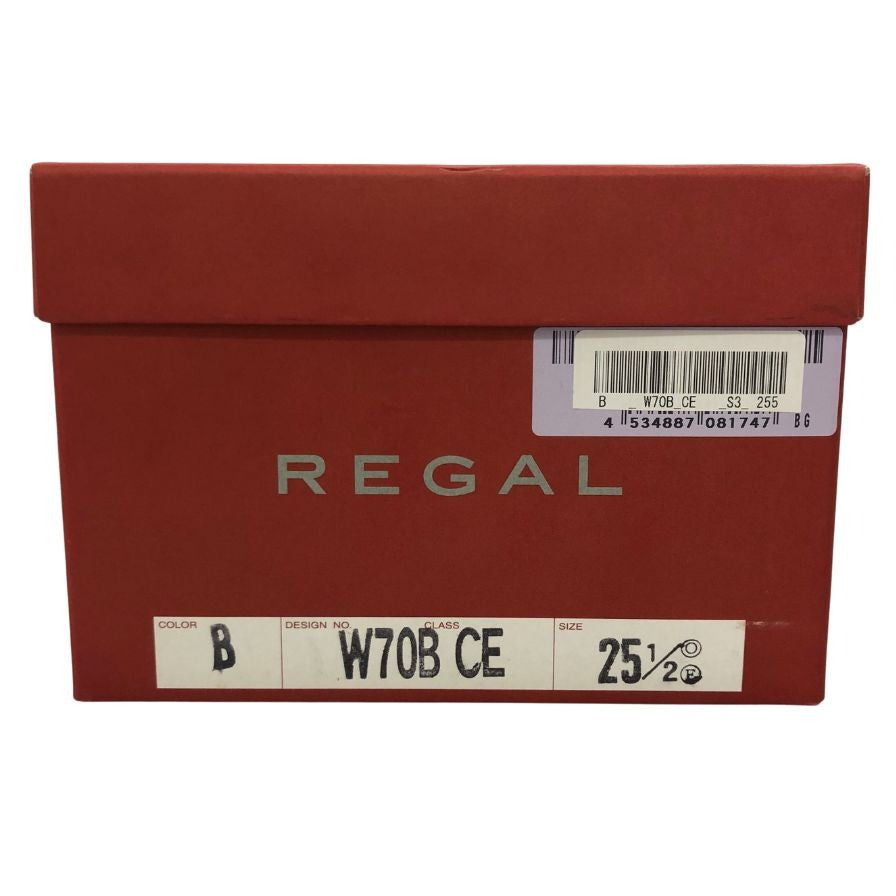 リーガル レザーシューズ ホールカット W70B CE ブラック メンズ サイズ25.5 REGAL 約25.5cm【AFD9-2】