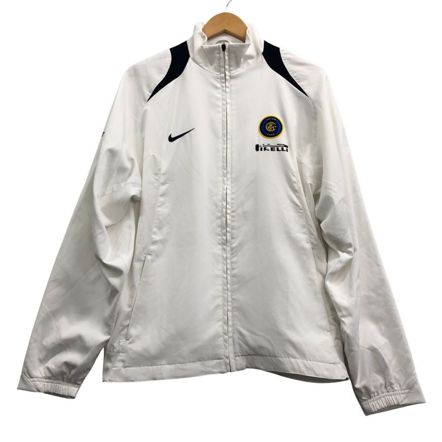 中古◆ナイキ ピレリ インテル 1908 ジップアップジャケット ホワイト メンズ サイズM NIKE 【AFB7】