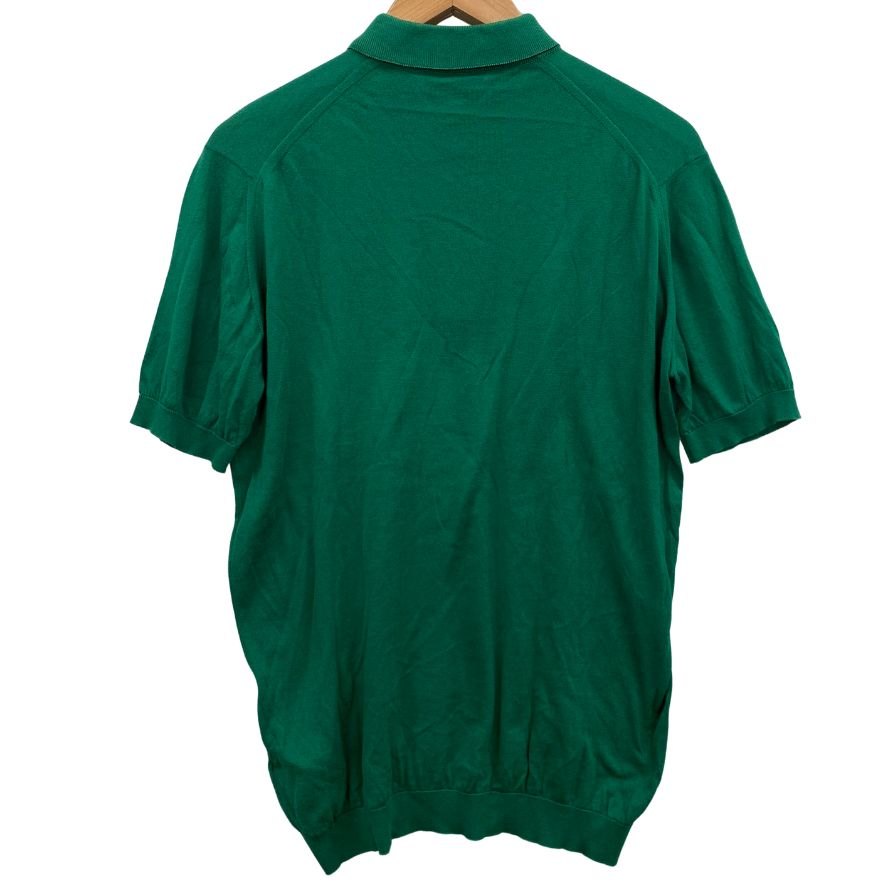JOHN SMEDLEY /半袖ニット/sizeＳ/スコッチグリーン 中古◇ジョンスメドレー 半袖ニットポロ スキッパー グリーン