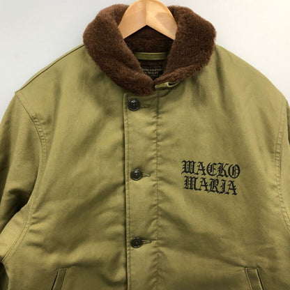 極美品◆ワコマリア N-1ジャケット 25FW-WMO-ML07 カーキ メンズ サイズM WACKO MARIA 【AFA22】