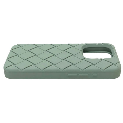 ボッテガヴェネタ iPhoneケース iPhone15Pro ラバー イントレチャート グリーン系 BOTTEGA VENETA【AFI27】【中古】