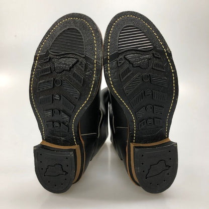 レッドウィング エンジニアブーツ 2268 PT91 刺繍羽タグ メンズ サイズ9D ブラック REDWING 約27.0cm【AFD13】